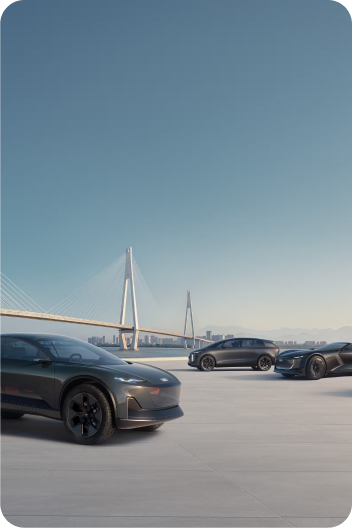 Luxury Car on Road